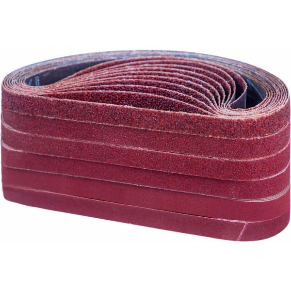 Lot De 60 Bandes De 13 X 457 Mm (10 Lots De 40/60/80/120/180/240 Bandes) Pour Machine À Bandes, Compatible Avec Black&decker Power Lime