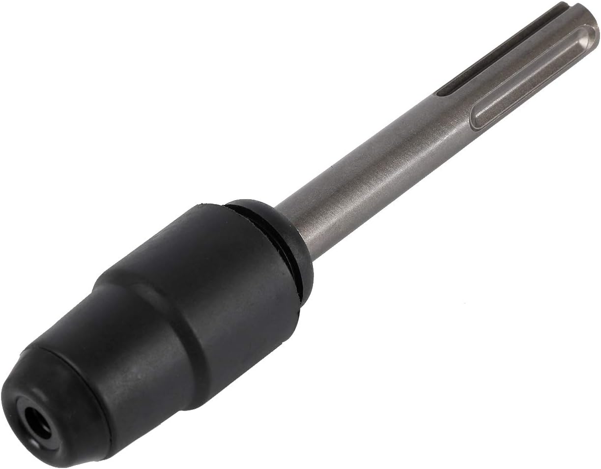 Adaptateur Convertisseur Sds-max Vers Sds-plus Avec Mandrin - Raccord Embout Prise Pour Marteau Perforateur/piqueur - Avec Couvercle De Protection Contre La Poussière 121009