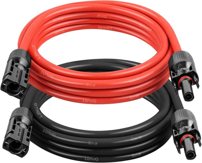 Rallonge De Cellule Solaire Avec Connecteur Mc4 5 M