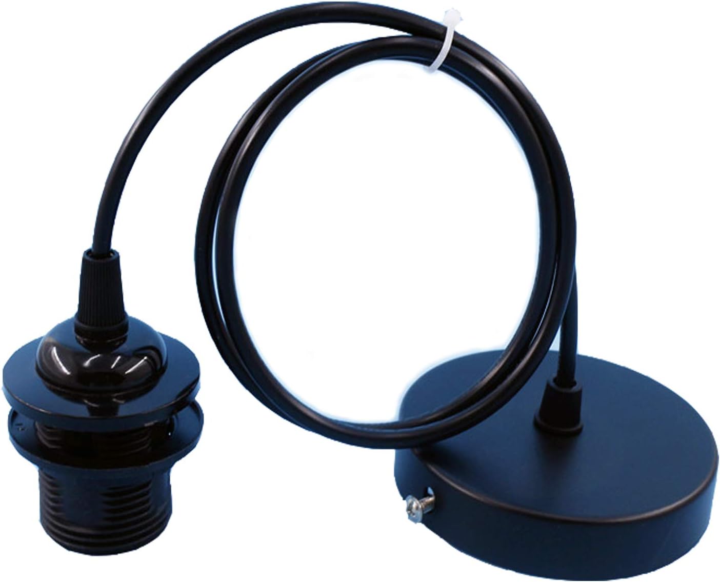 Juego De 5 Soportes Para Lámparas Colgantes E27, Accesorios Para Lámparas Colgantes E27, Accesorios Para Lámparas Colgantes E27 Con Cable De 2 M, Para Bar, Cafétéria, Tienda De Ropa, Hogar, H