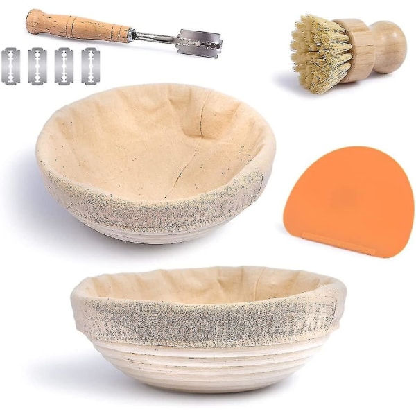 Brödjässkorg - Set, Jäskorgar För Surdeg