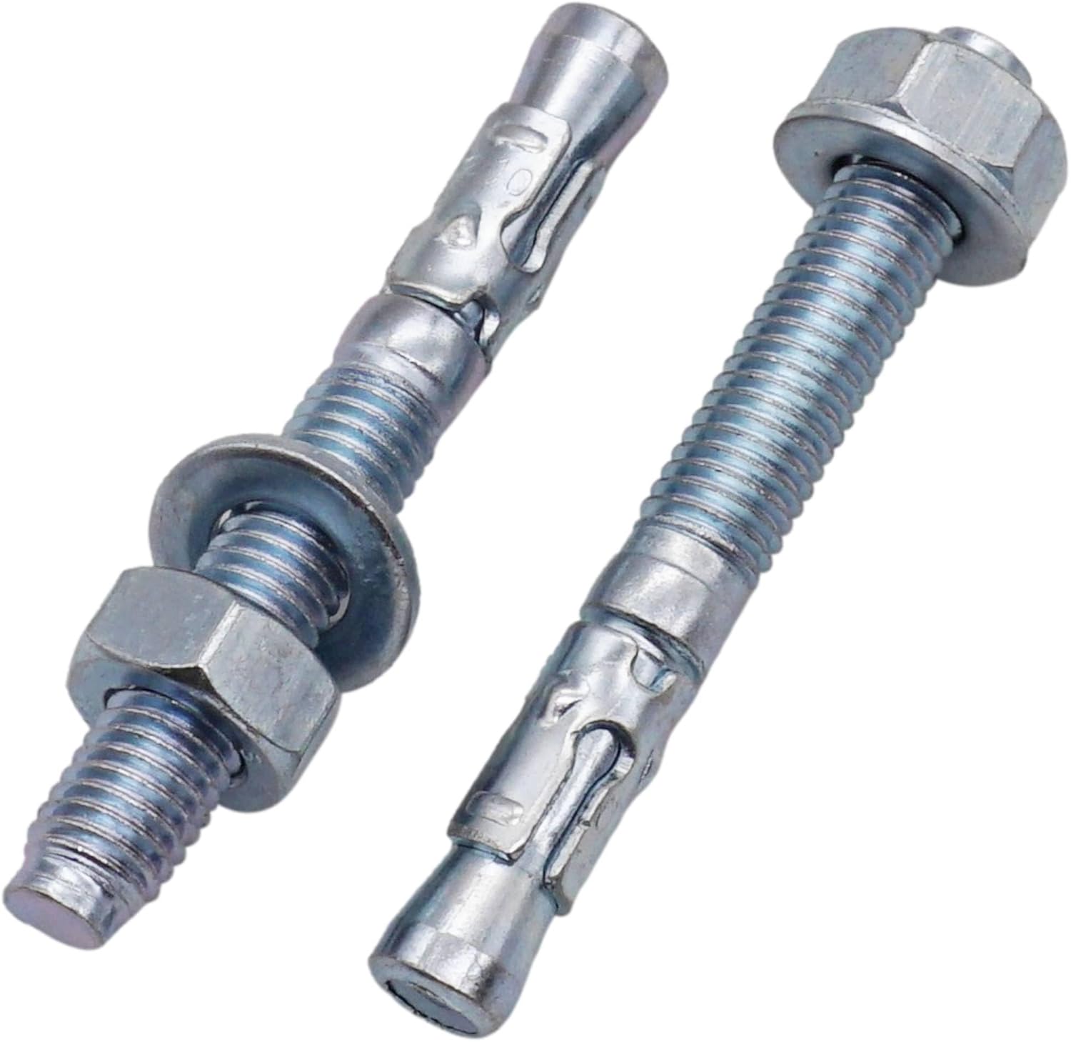 Lot De 25 Chevilles D'Ancrage Compensées En Métal Plaqué Zinc M10 X 80 Mm
