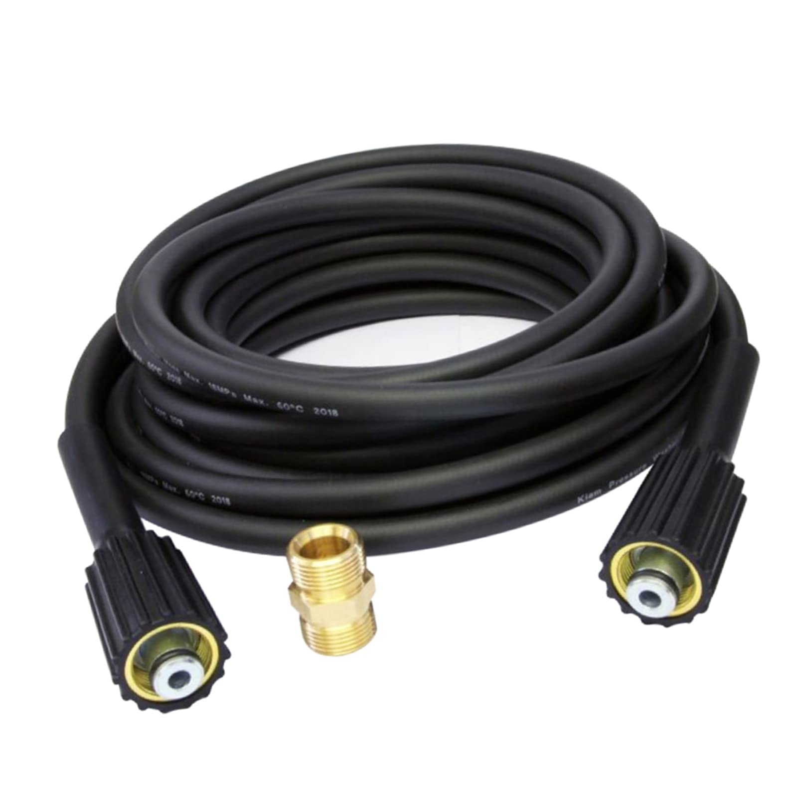 Tuyau De Nettoyeur Haute Pression, Tuyau De Laveuse Électrique, Tuyau D'Extension De 10 M Avec Raccord Mâle M22 Pour Nettoyeurs Haute Pression