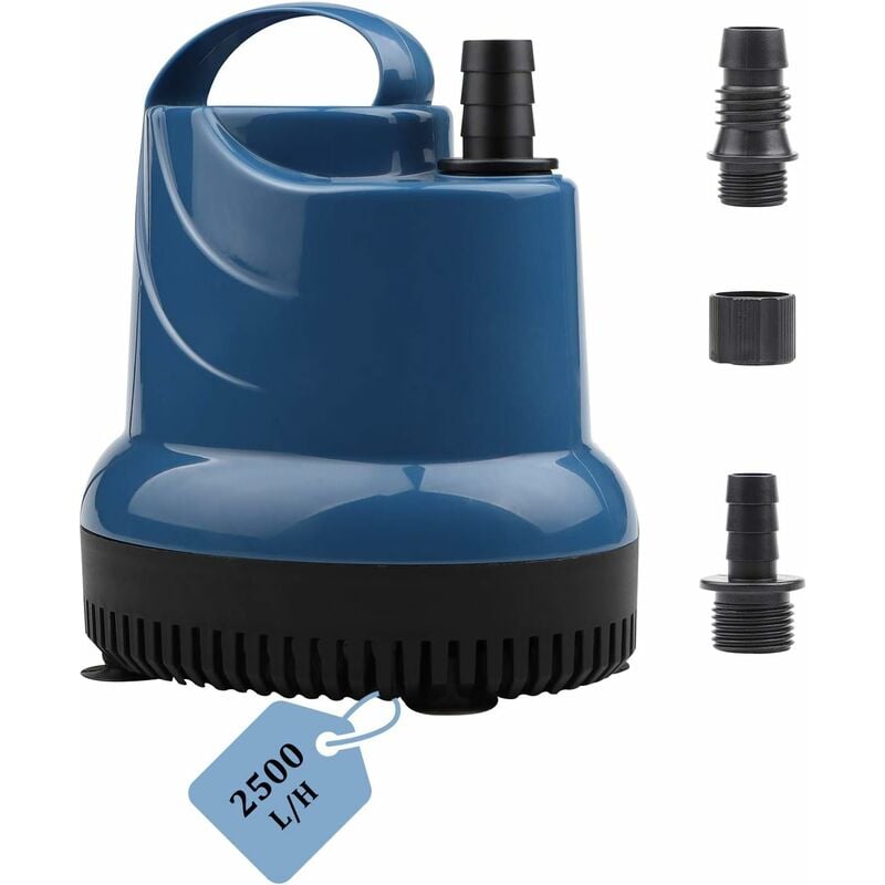 Mini Pompe Submersible 2500 L/h 40w 230v Tête De Sortie 2,3 M Câble 2,5 M