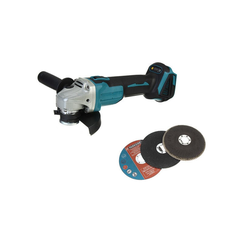 Meuleuse D'Angle Sans Fil 125mm 18v 4 Vitesses Pour Makita Batterie + Accessoires (machine Seule)