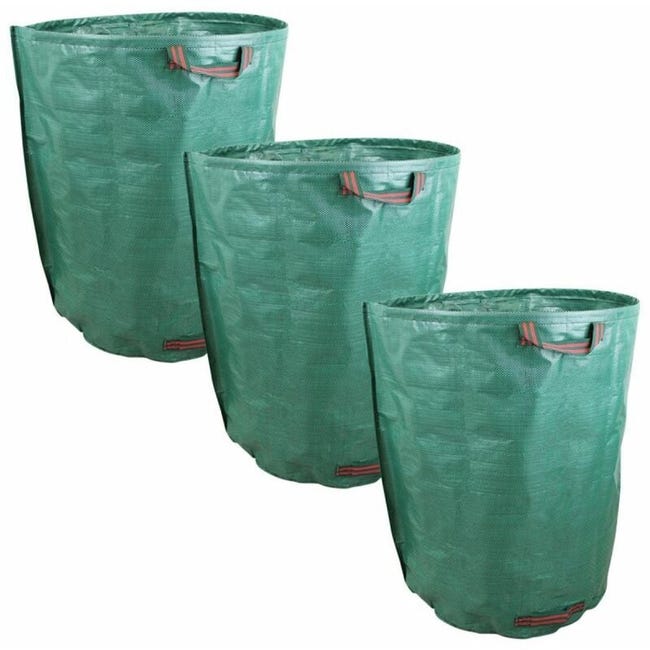 Lot De 3 Sacs Poubelle Autoportants 300 L En Pp 150 G/m² - Linxor