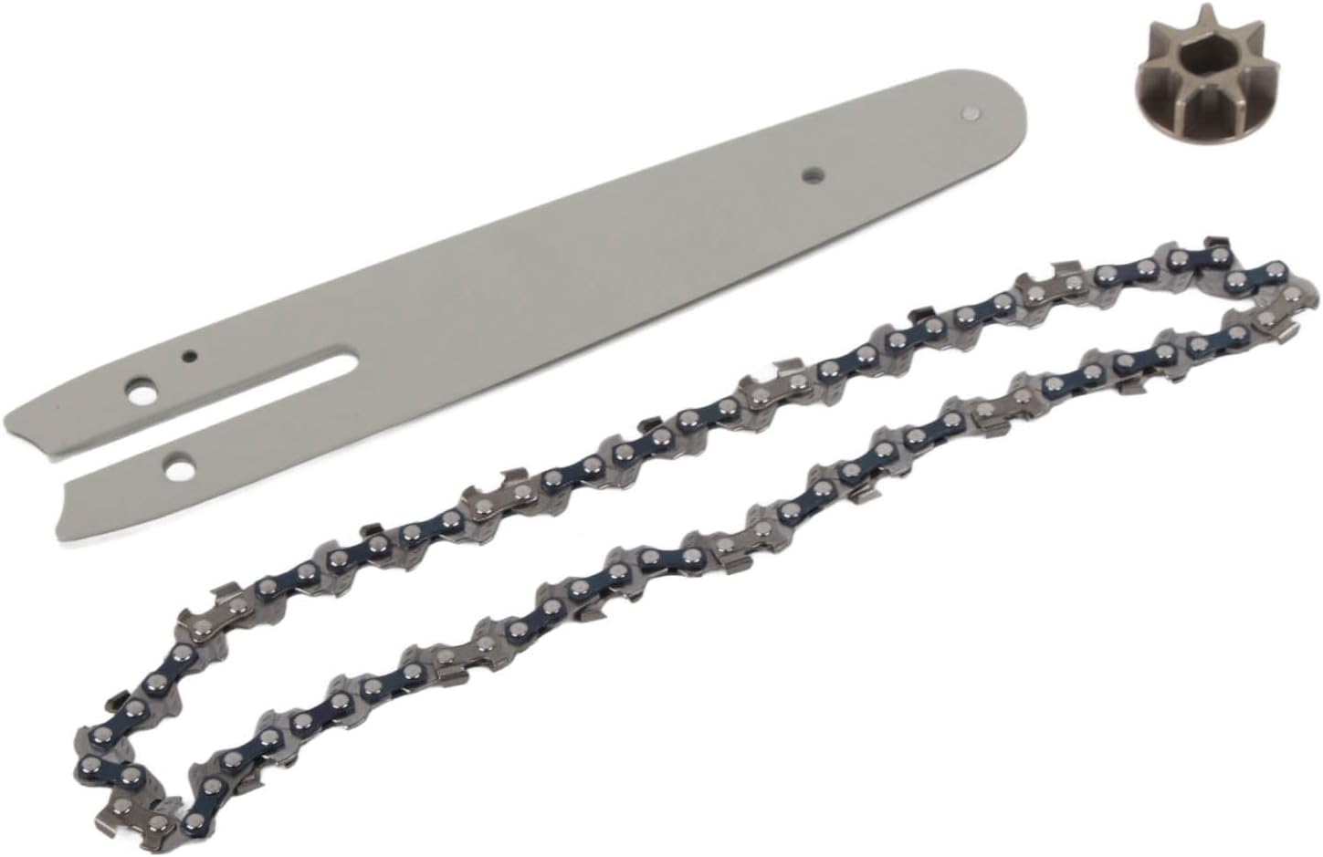 Chainsaw Chain Set, Chainsaw Chain And Guide Rail Set, Steel Chain Wheel, 186 Mm Guide Plate, 230 Mm Chain For 6 Inch Saw Replacement Accessories