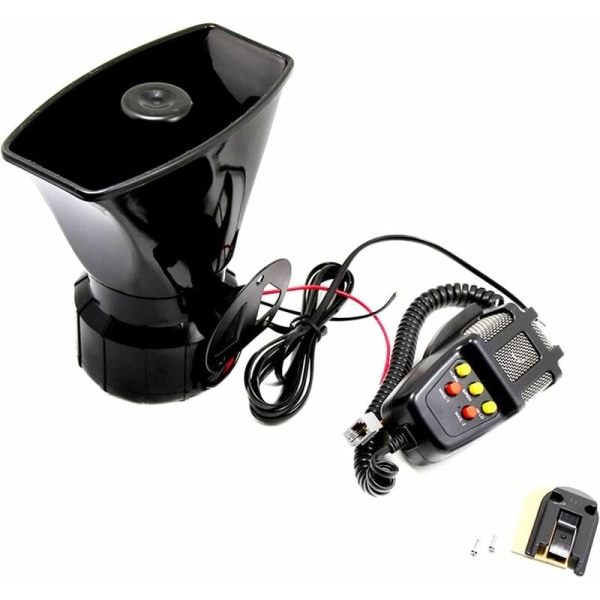 12v100w Square Scream Alarm Horn Bil Motorcykel Modifierat Polisljud Flertonsmegafon