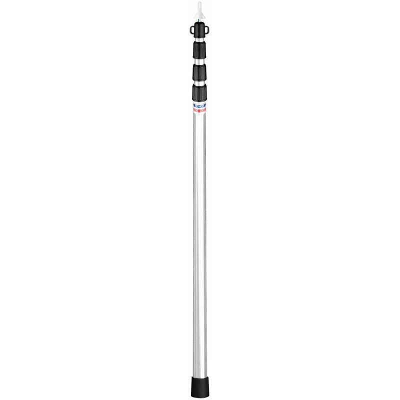 Mât Télescopique D'Extérieur Réglable En Aluminium À 4 Sections De 230 Cm - Robuste Et Facile À Utiliser