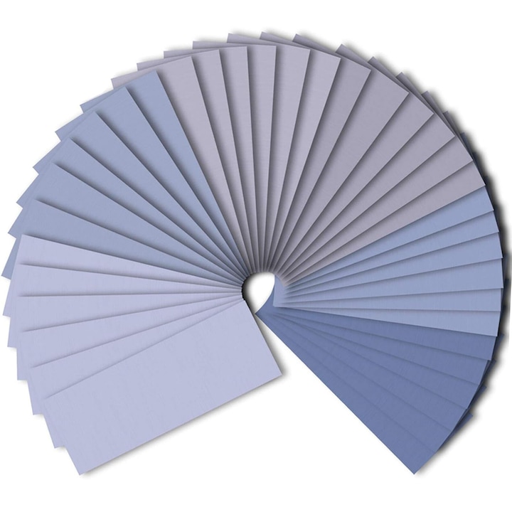 Set De 36 Foi De Smirghel 1500-7000, Dimensiune 9x3.6 Inch, Pentru Slefuire Metal, Sticla, Plastic, Lemn