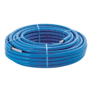 Systemrohr ml rund vorgedämmt 1 Rollenware d25 l 25m blau - Geberit