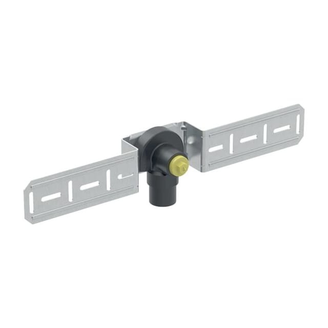 FlowFit Anschlusswinkel 90 Grad vormontiert, einfach, abgesetzt, gedämmt Außendurchmesser, 16mm - Geberit