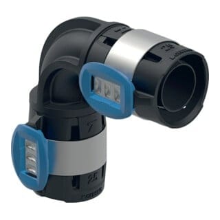 FlowFit Bogen 90 Grad, Außendurchmesser 25mm - Geberit