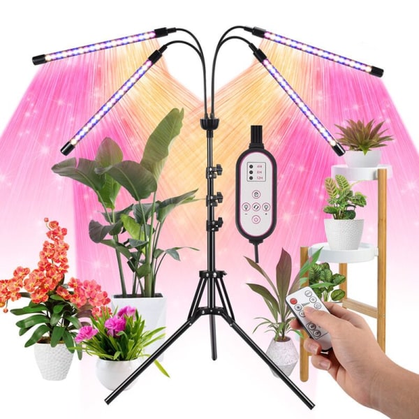 Lampe De Chevet, Lampe À Lumière Statique, 80 Lampes Led Pour La Floraison, 4 Lampes À Spectre Complet