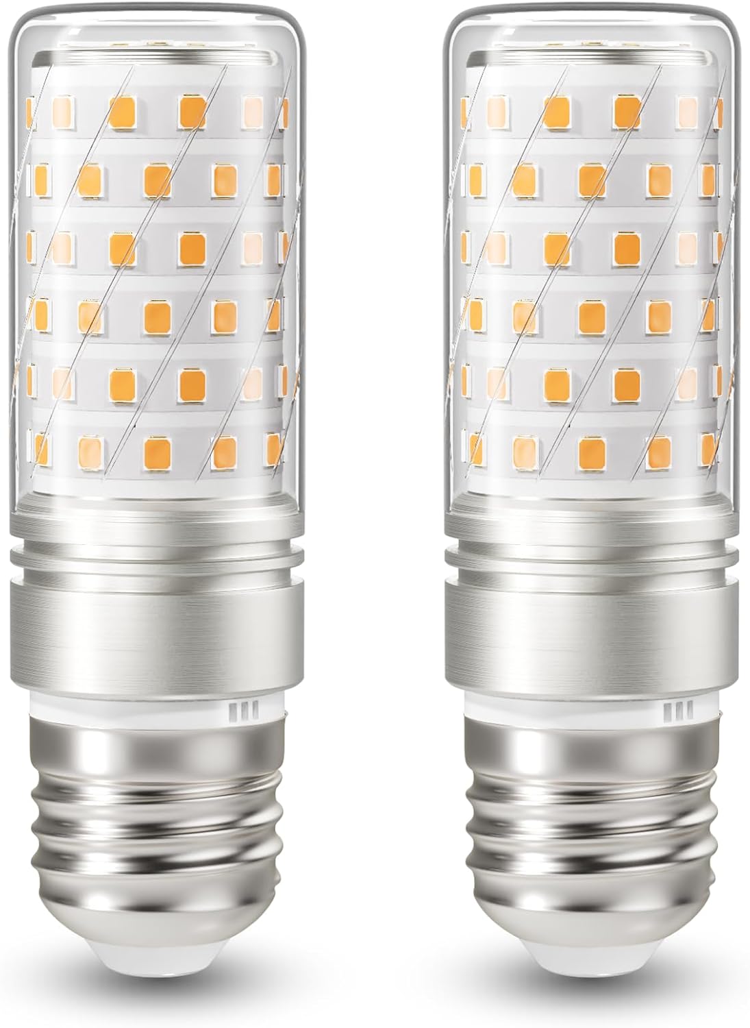 Ampoule Led E27, 16w Ampoule Maïs Led, Blanc Chaud 3000k, 1200lm, Non-dimmable, Gros Culot À Vis E27 Maïs, Lot De 2 [classe Énergétique E]