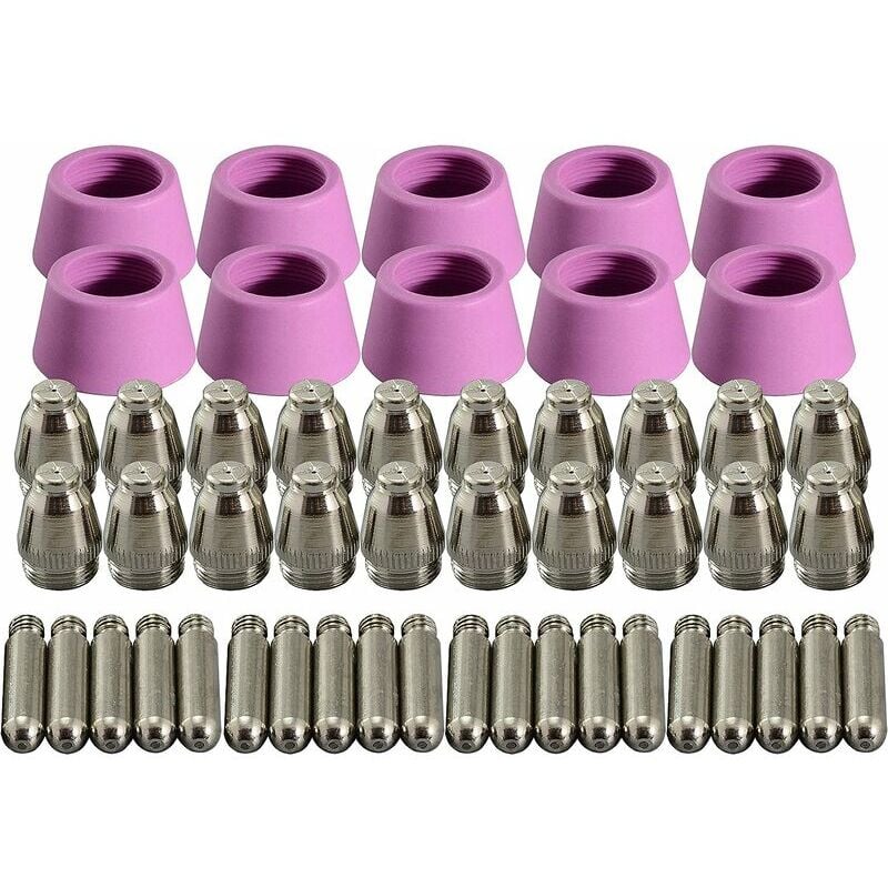 Sg-55 Ag-60 Consommables De Torche Découpeur Plasma Accessoires Plasma Buse 60amp 50pcs