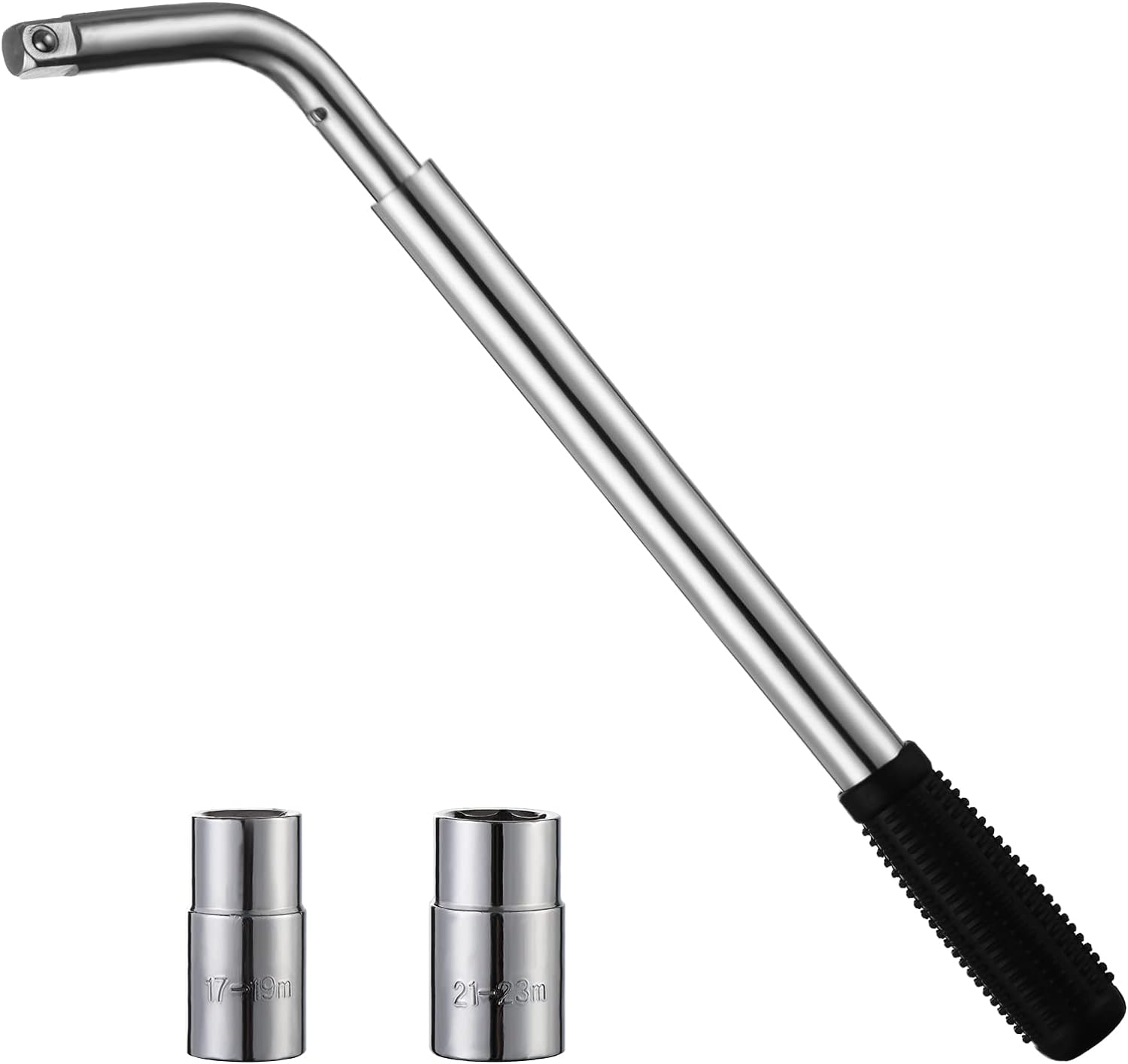 Llave De Palanca De Rueda Telescópica Minkurow, Llave De Rueda Extensible De 17/19 Mm Y 21/23 Mm, Llave De Tuerca Telescópica Para Reparación De Neumáticos De Coche, Camión, Caravana