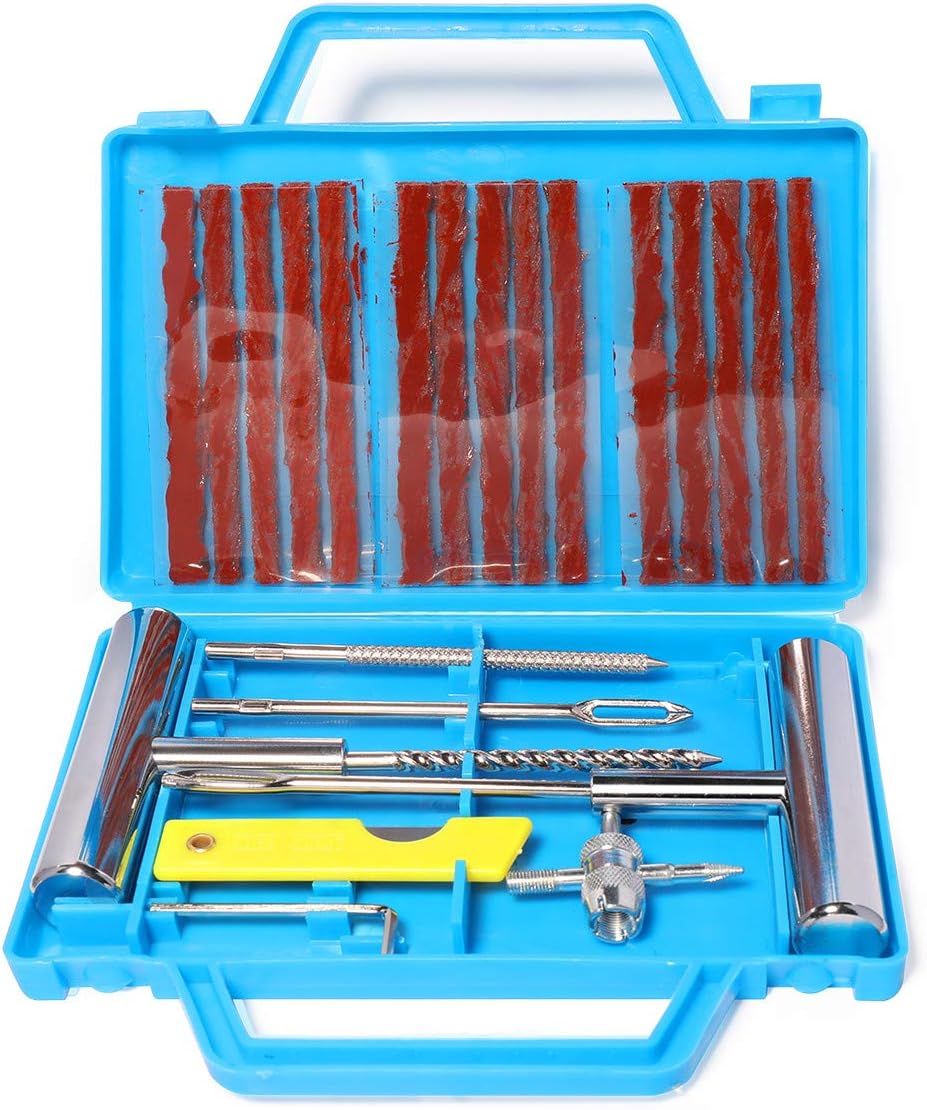22 Kits De Réparation De Pneus, Kits De Réparation De Pneus Haute Résistance Et Jeux De Réparation De Pneus Pour Voitures, Motos, Camions, Quads, Tracteurs, Véhicules De Loisirs, Jeeps, Minkurow