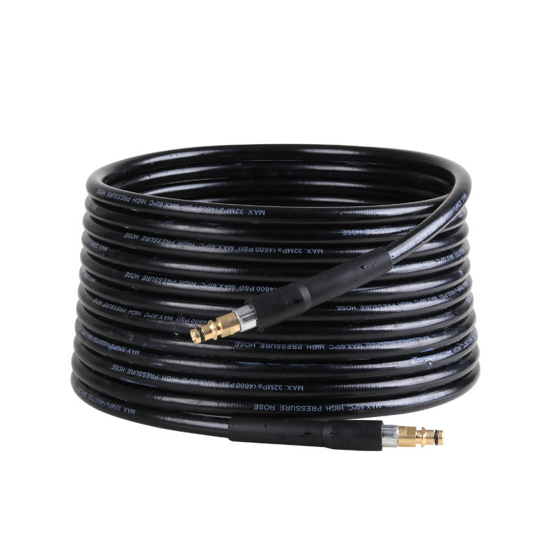 Tuyau De Rechange De 6 M Pour Nettoyeur Haute Pression Kärcher K2 K3 K4 K5 K6 K7. Tuyau De Nettoyage Haute Pression Avec Raccord Rapide Et Système De Déconnexion Rapide.