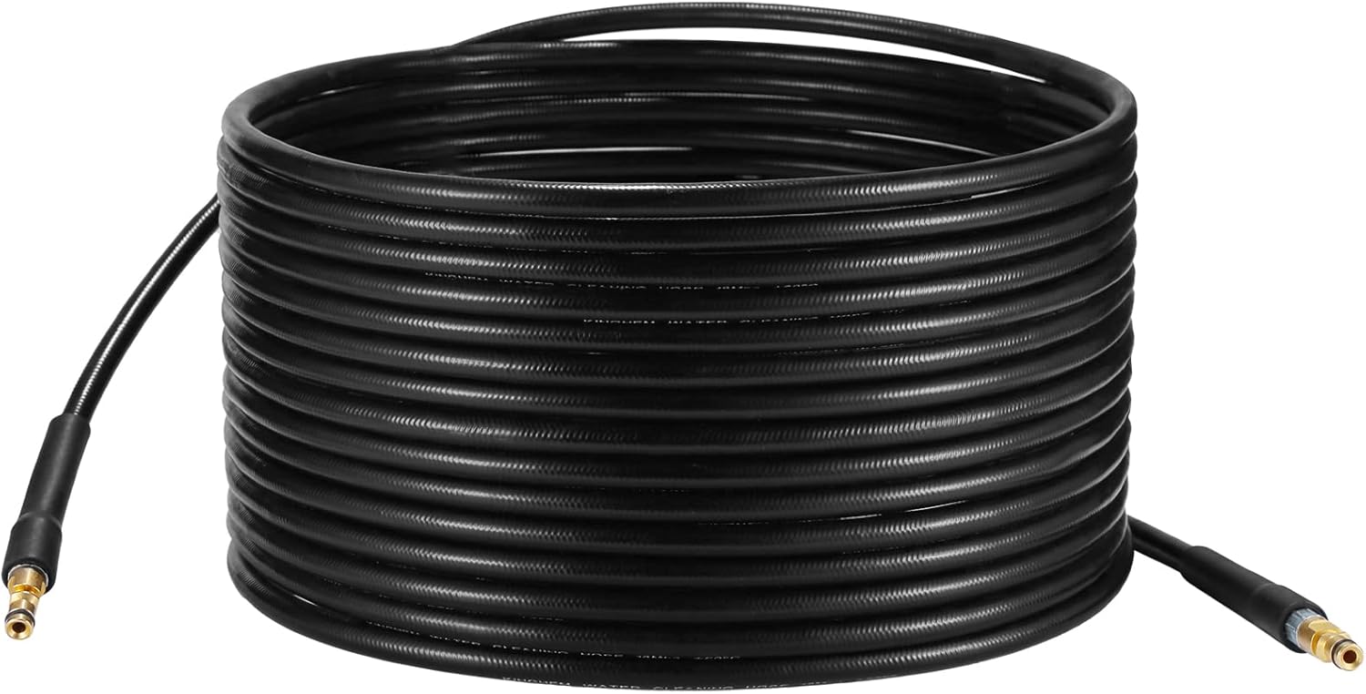 Rallonge De Tuyau Pour Nettoyeur Haute Pression Pour Kärcher K Serie K2-k7 Karcher,15m Flexible Tuyau De Rechange Quick Connect Avec Embout En Laiton
