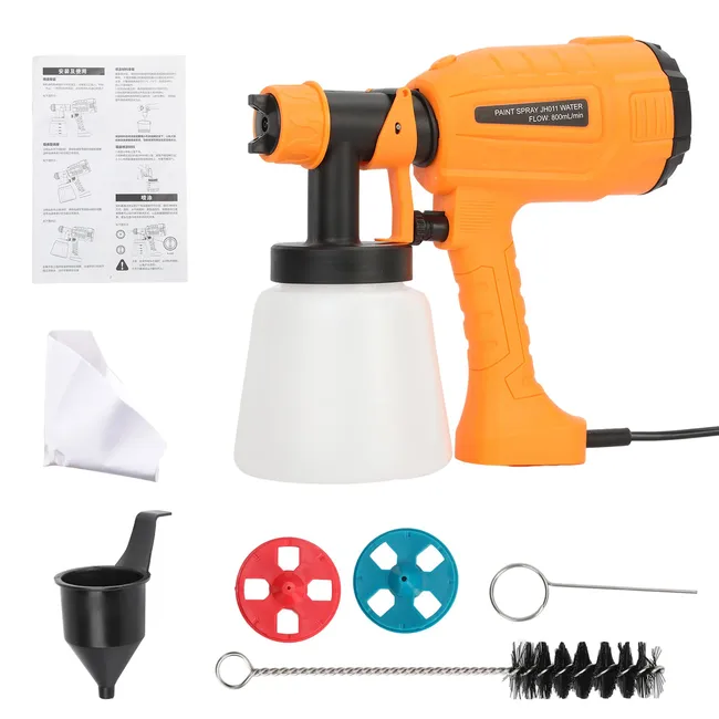 Pistolet Électrique 700w, Pulvérisateur De Peinture Portatif, 3 Modes De Pulvérisation, Adapté Aux Meubles, Armoires, Clôtures, Murs