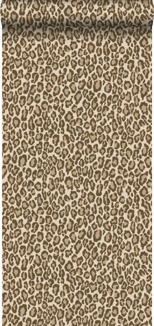 Papier Peint Peau De Léopard Beige - 53 Cm X 10.05 M - Walls4you