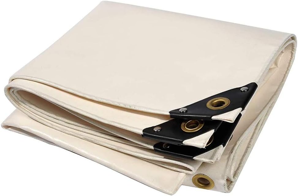 Premium Bâche - Isolant, Bâche De Protection Beige Avec Oeillets, En Pvc 180 G/m² - Étanche, Indéchirable(size:2x3m) S