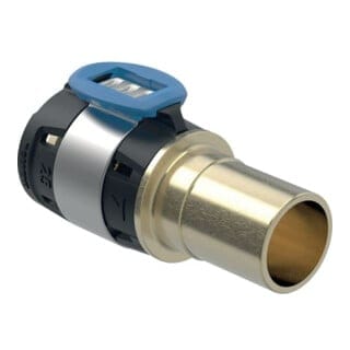Geberit - FlowFit Übergang 620233001 dn 25, ø 32/28 mm, 7,7 cm, mit Einschubende
