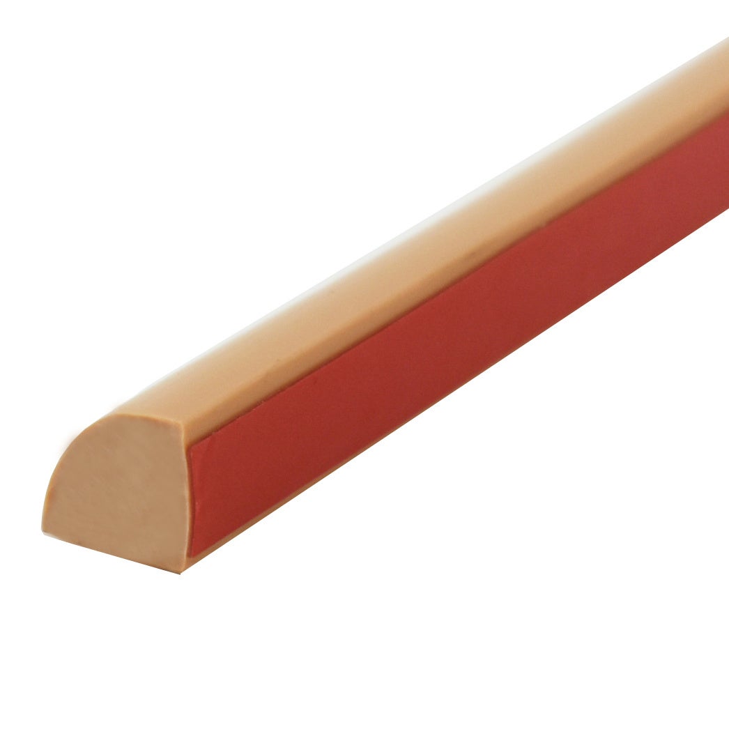 Moulure Quart De Rond Flexible, Moulure Flexible Autocollante Pour Sol, Salle De Bain, Cuisine, Comptoir, 3 M De Long, Marron