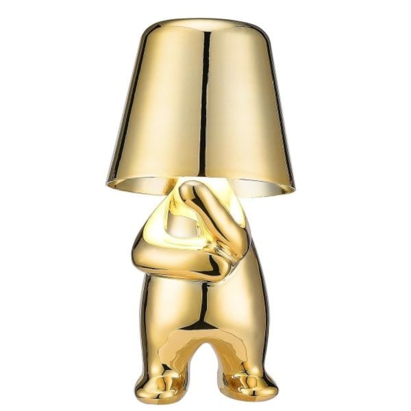 Thinker Bordslampa: Kreativ Statyett Sovrumsdekoration Mr-why