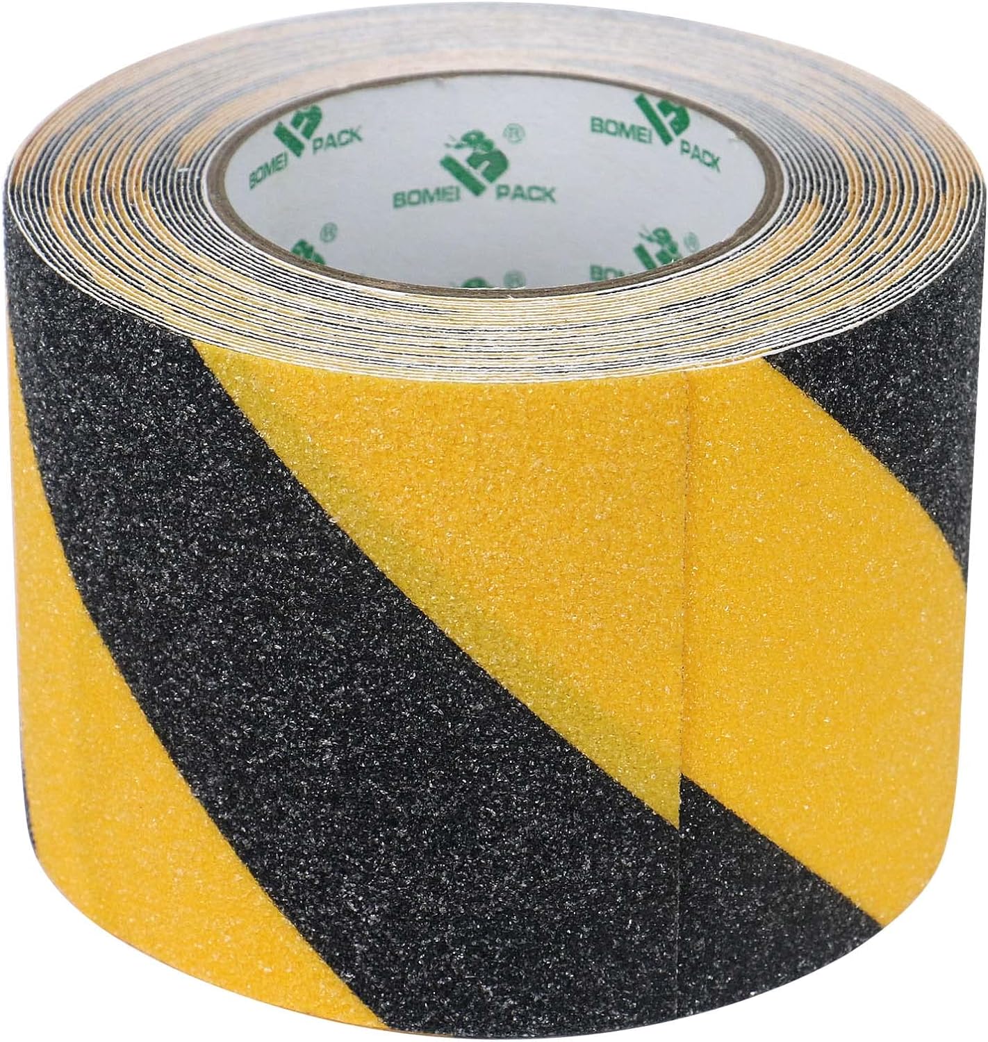Ruban De Signalisation Antidérapant En Pvc, Auto-adhésif, 10 Cm X 10 M, Noir Et Jaune.