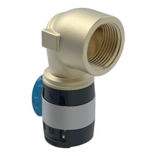 Geberit FlowFit Übergangsbogen 620540001 DN 12/15, Ø 16 mm, R 1/2, 90Grad, mit Innengewinde