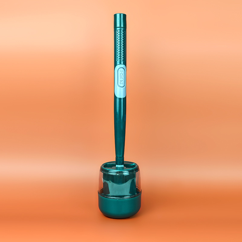 Brosse De Toilette Murale À Long Manche, Brosse Hydraulique Pour Liquide [vert]