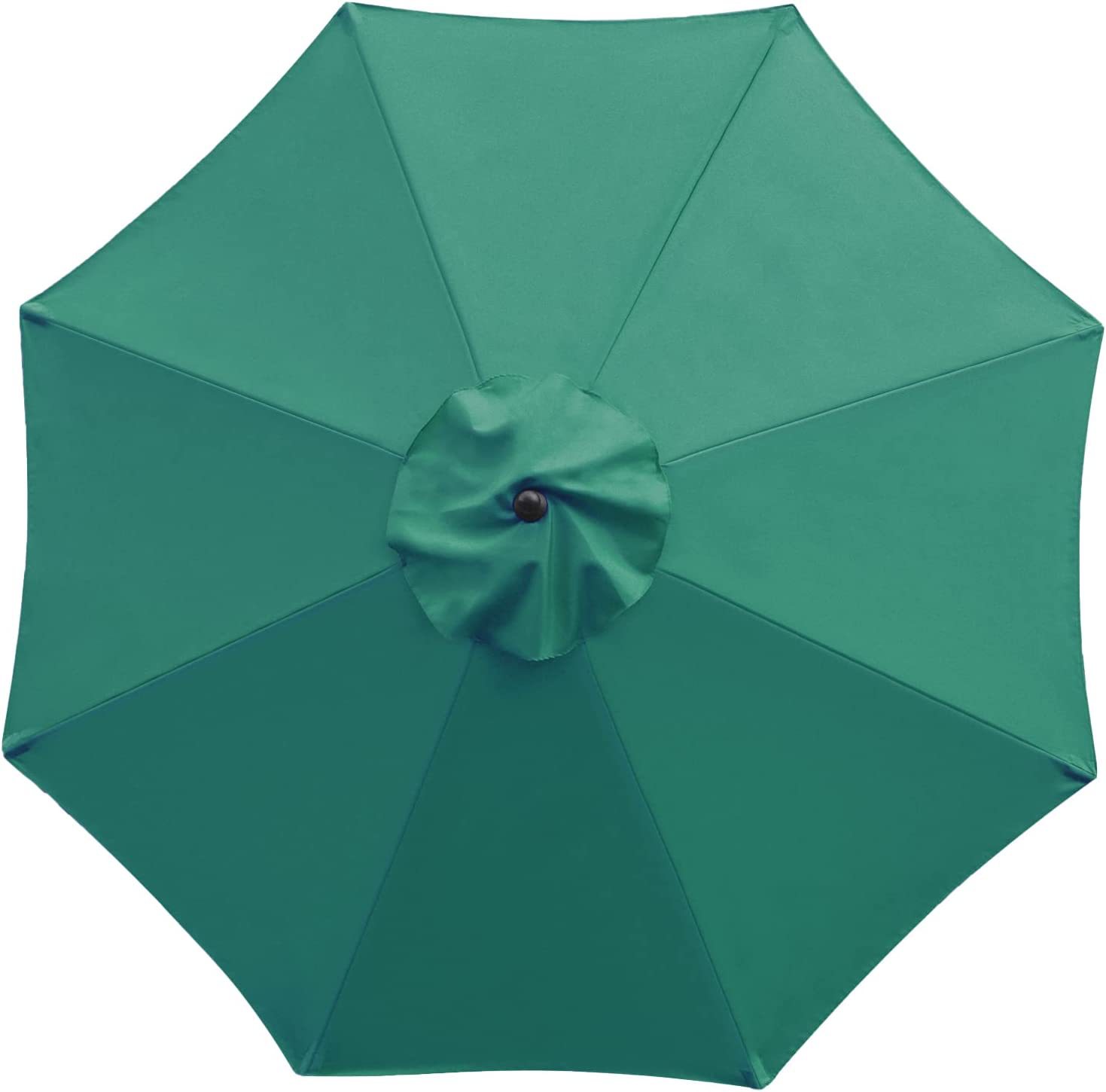 Housse Pour Parasol, 8 Baleines, 3 M, Imperméable, Anti-uv, Tissu De Rechange Vert, Diamètre 3,0 M X 8