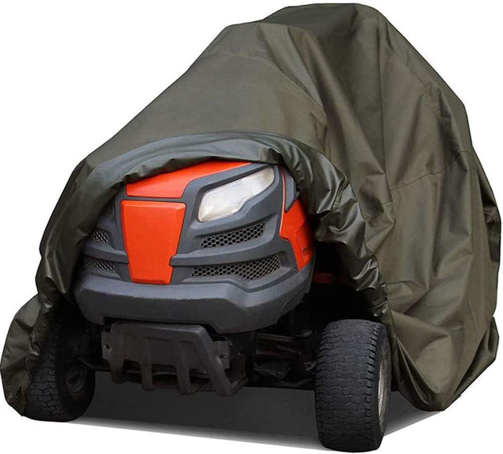 Housse De Protection Imperméable Pour Tondeuse À Gazon Protection Uv Housse De Tracteur De Pelouse En Tissu Oxford Vert,177cm X 110cm X 110cm