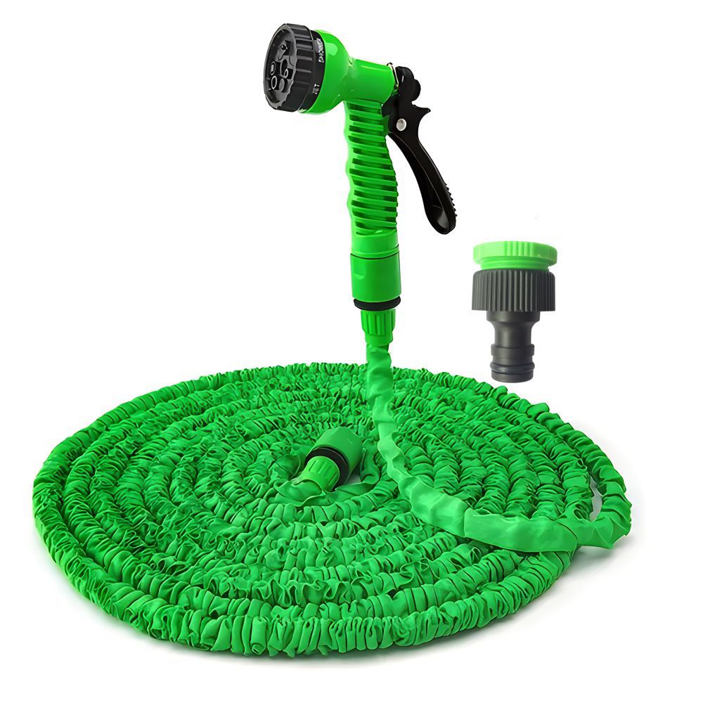 Tuyau D'Arrosage Extensible De 30 M, Flexible, Étanche, Léger Et Facile À Ranger (vert, 30 M)