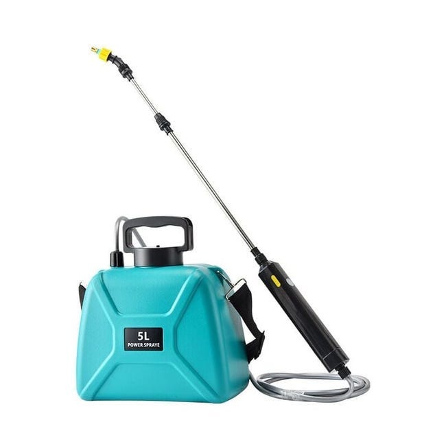 Pulvérisateur Électrique De Jardin Avec 3 Buses Réglable, Usbrechargeable, Pulvérisateur De Protection Des Plantes Pour Jardin (5l Pulvérisateur Vert)