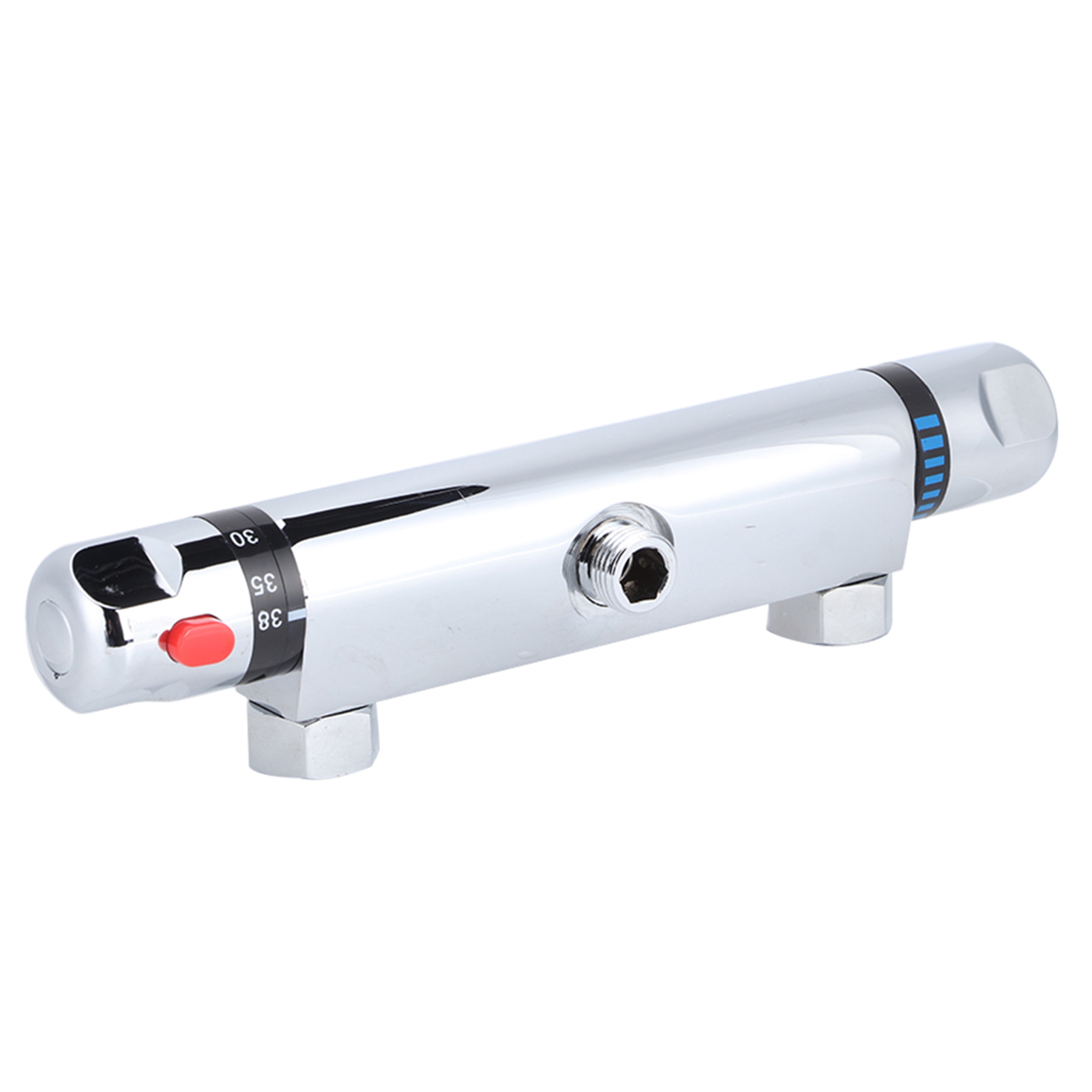 Robinet De Remplacement Pour Barre De Douche Thermostatique Chromé Moderne, Accessoire De Salle De Bain Pour La Maison