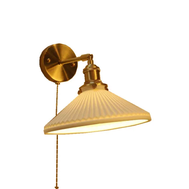 Applique Murale En Métal Avec Abat-jour En Céramique-lumière Chaude Led 12w (92303557 Sku Offre: 711liu07)