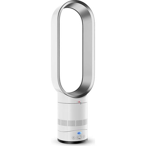 Fan Bladeless Electric Floor Cool Air 16 Inch Child Safety Tower Fan Household Desktop Air Cooler Wi-uk Plug-silver