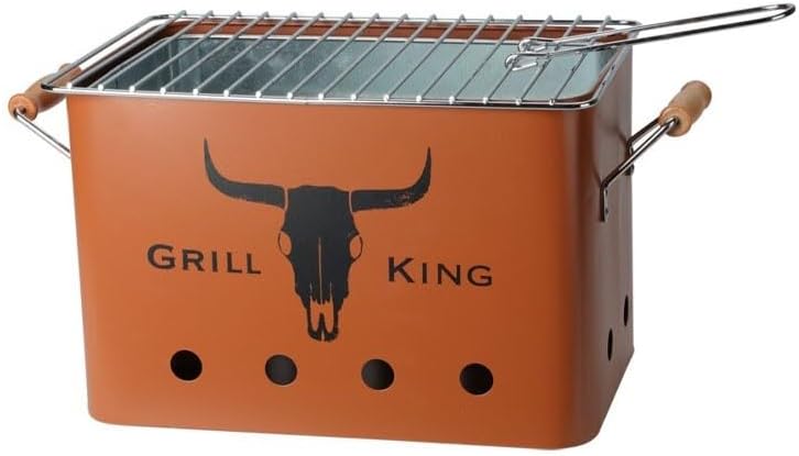 Rechteckiger Grillrost Orange-rot, Rechteckiger Grillrost Reihe 32x20x20 Cm Dicke 0,28 Mm Brun