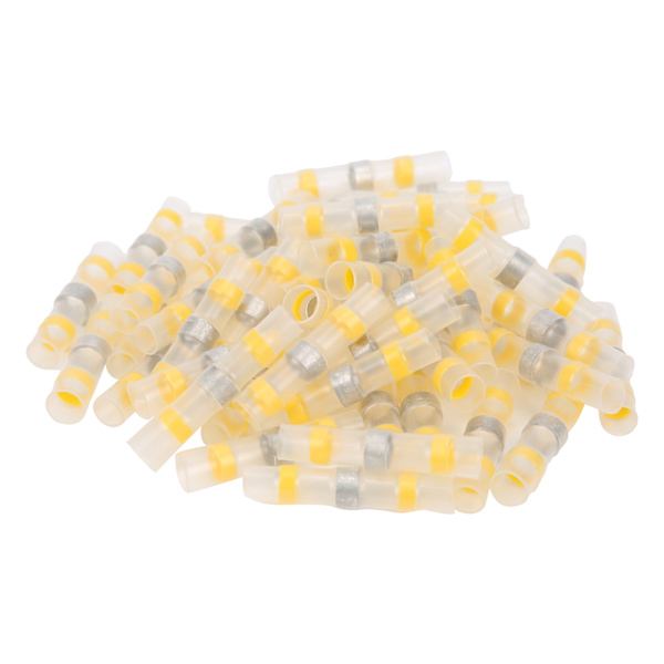 50 Pcs Heat Shrink Sleeve Connector Solder Seal Extension Wire Terminal Sleeve Waterproof