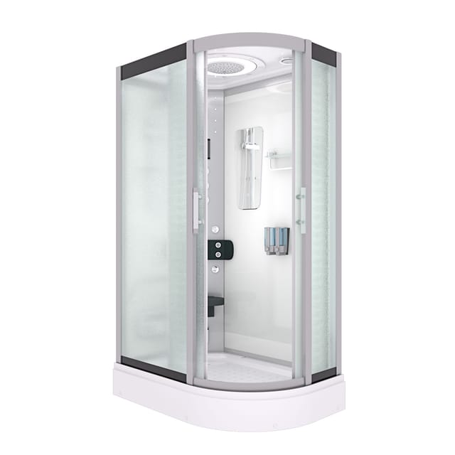 Duschkabine Komplettdusche Fertigdusche Dusche D60-70M1R 80x120 cm ohne 2K Scheiben Versiegelung