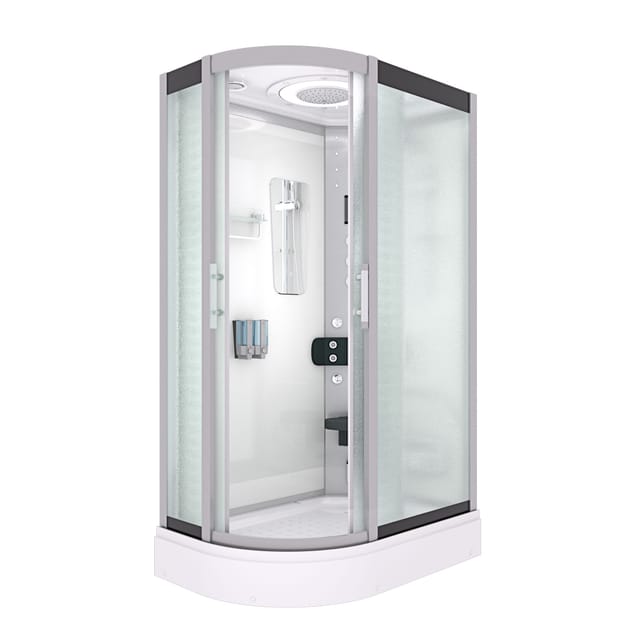 Duschkabine Komplettdusche Fertigdusche Dusche D60-70M1L 120x80 cm ohne 2K Scheiben Versiegelung