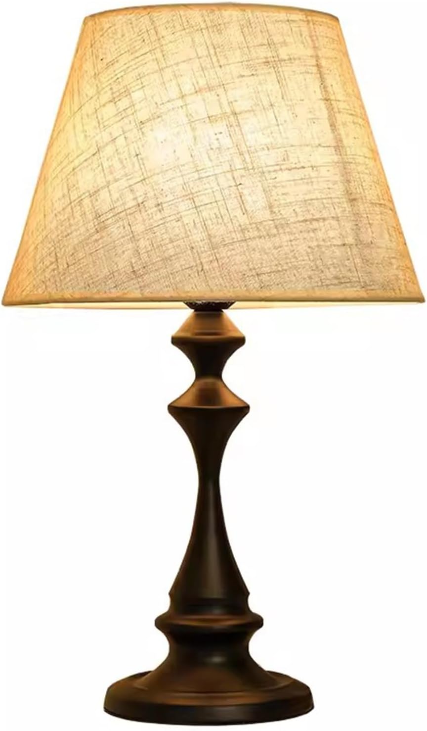 Lampe De Table De Chambre À Coucher Vintage, Trois Réglages De Luminosité 5w Lumière Chaude Led