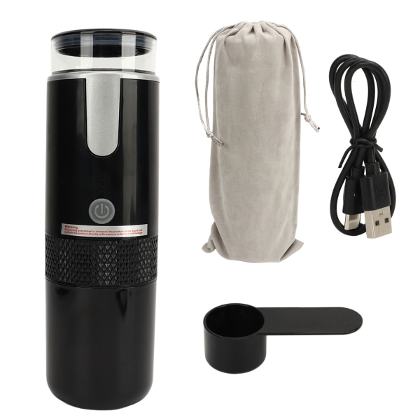Mini Cafetière À Main Avec Batterie De 1200 Mah Pour Le Camping Et Le Camping, Type C