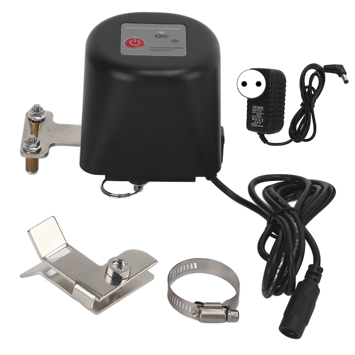 Controler Inteligent Pentru Robinet De Apa Wifi, Compatibil Cu Aplicatia Tuya, Control De La Distanta, Bluetooth, 100-240v