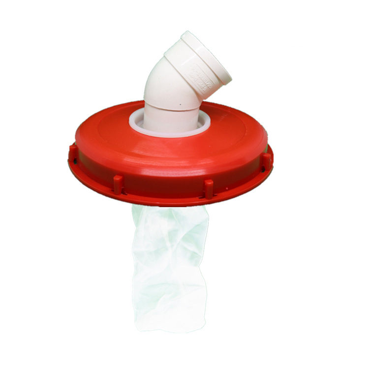 Housse De Réservoir Ibc Avec Filtre En Nylon Lavable Pour Réservoir D'Eau De Pluie Ibc De 1000 Litres, Accessoires Pour Réservoir Ibc, Filtre À Eau De Pluie En Nylon (245 Mm, 45 Degrés, 400 G Avec Fil