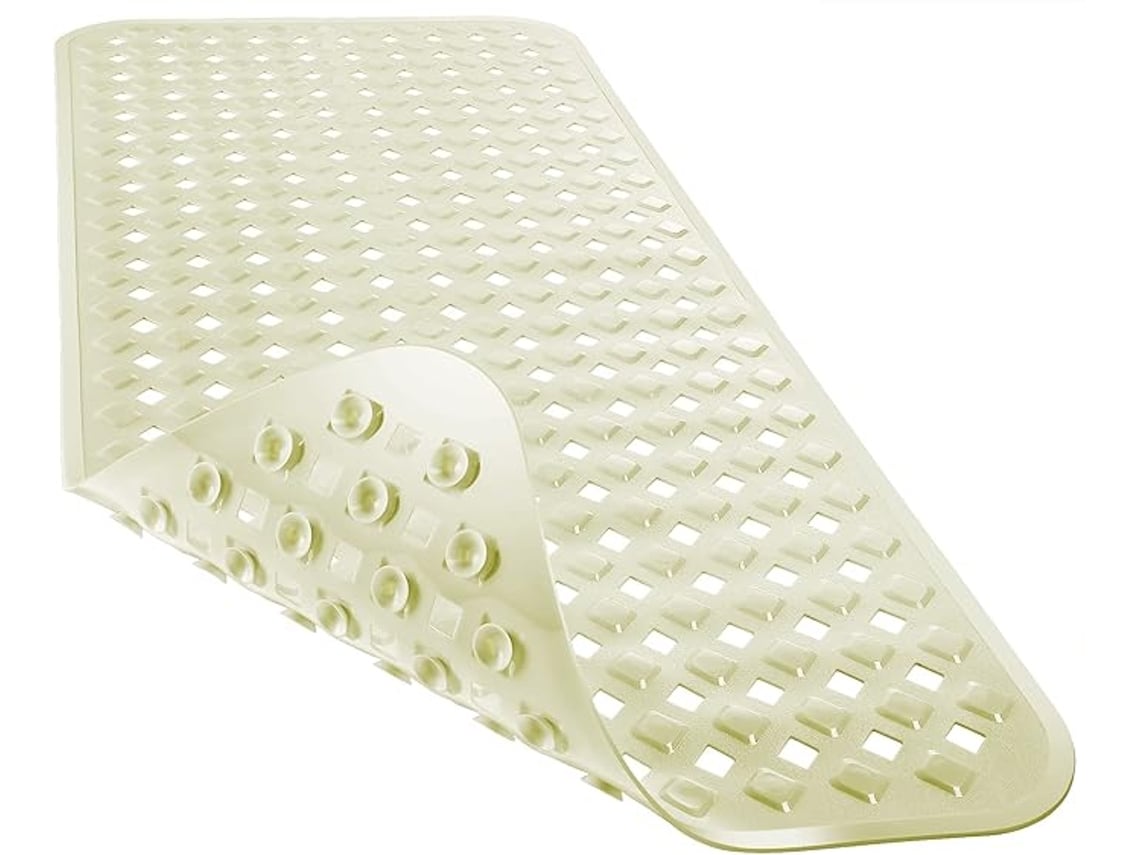 Tapetes Antiderrapantes Para Banheira, Tapete Para Chuveiro Com Ventosas E Furos De Drenagem, Lavável À Máquina, Bpa, Látex, Sem Ftalatos, 27,5 X 15,