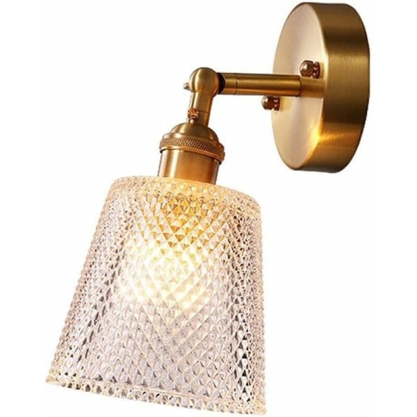 Modern Kopparglaskula Vägglampa Mässing Vägglampa För Restaurang Vardagsrum Badrum Spegel Strålkastare Sängbord För B